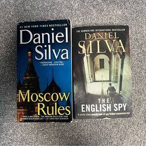 Daniel Silva Softcover Book Bundle - Moscow Rules & The English Spy